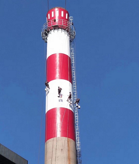 烟囱刷色环航标:专业创意,让工业遗?；婪⑿律?！